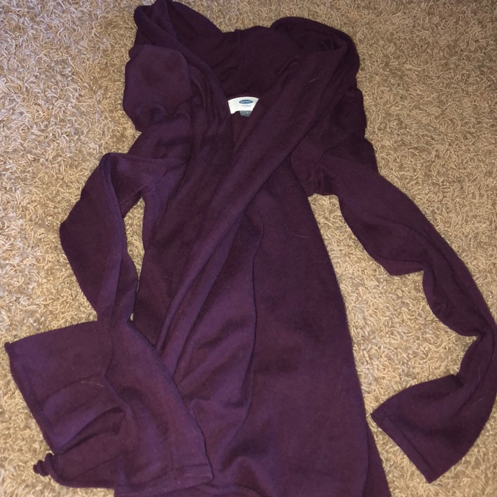 Dark purple sweater